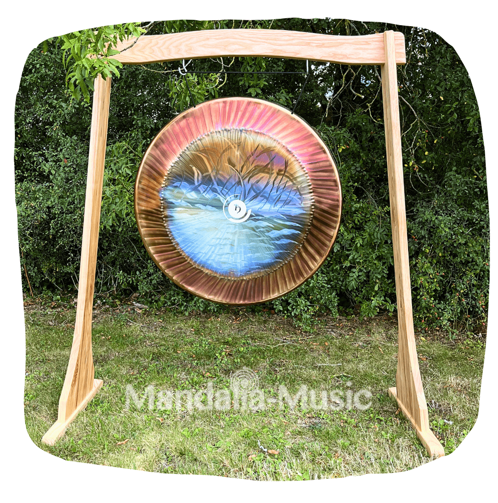 Stand en bois Ondo pour Gong