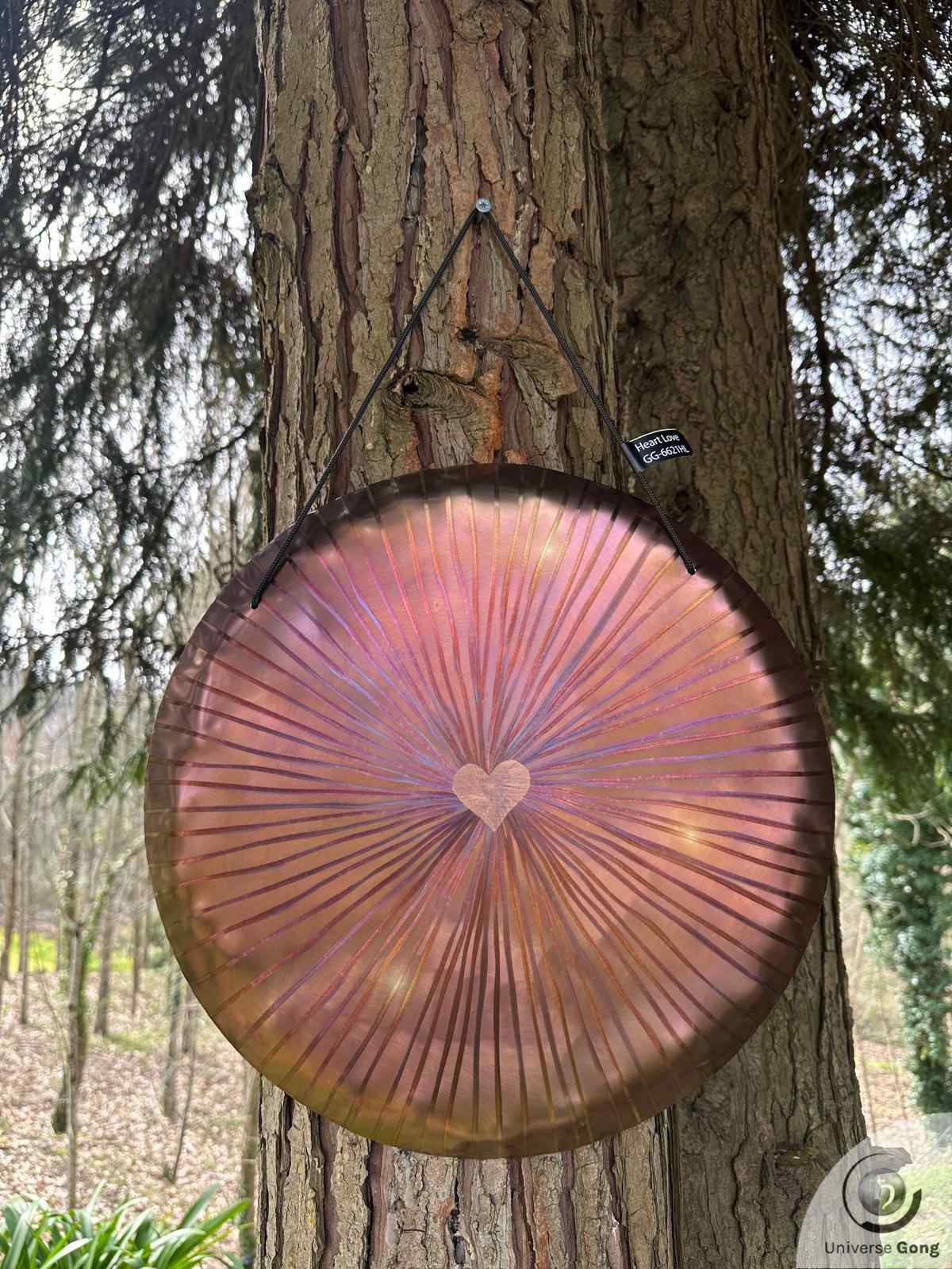 Heart Love gong 40cm (Gong portatif)