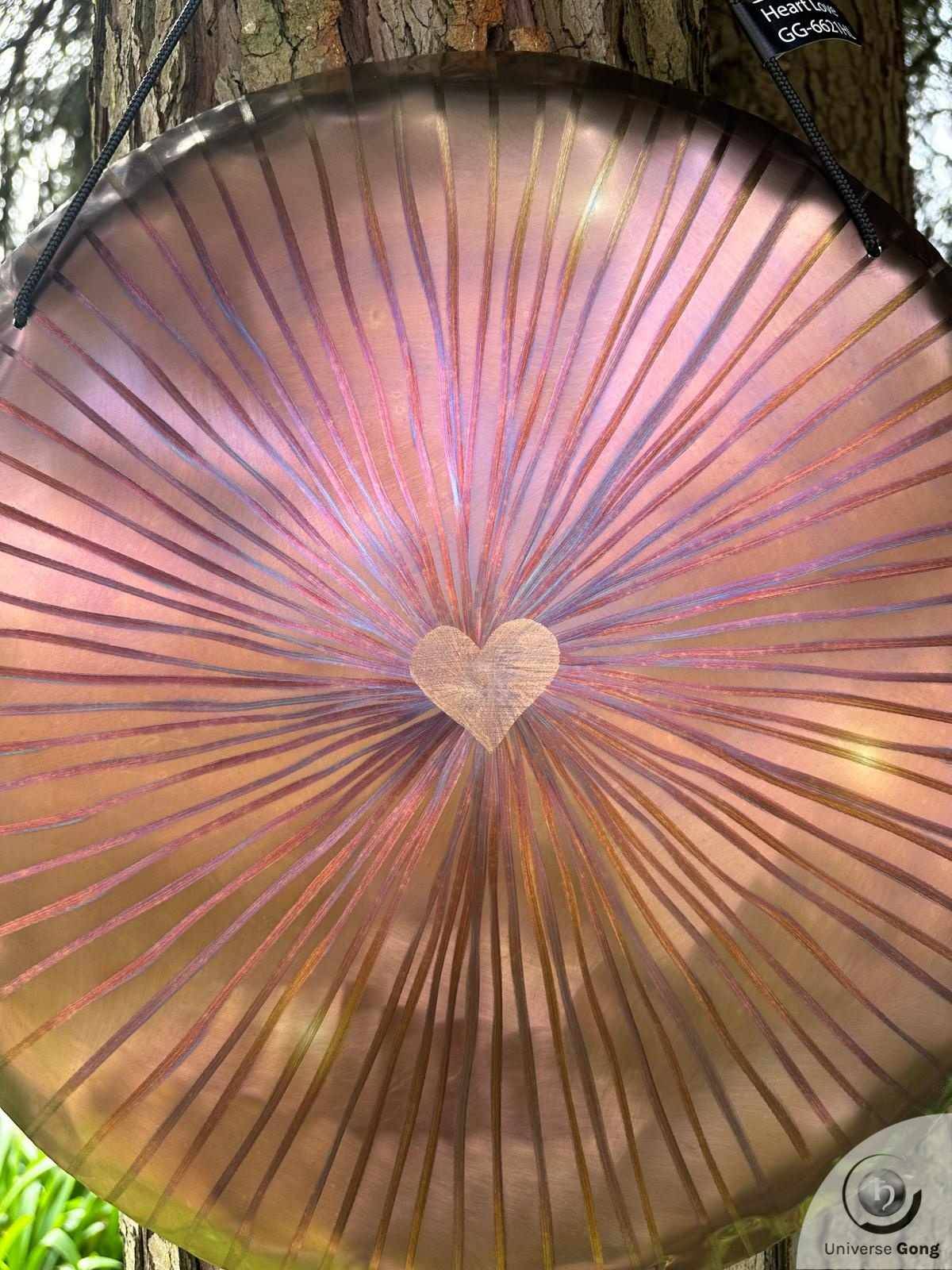 Heart Love gong 40cm (Gong portatif)