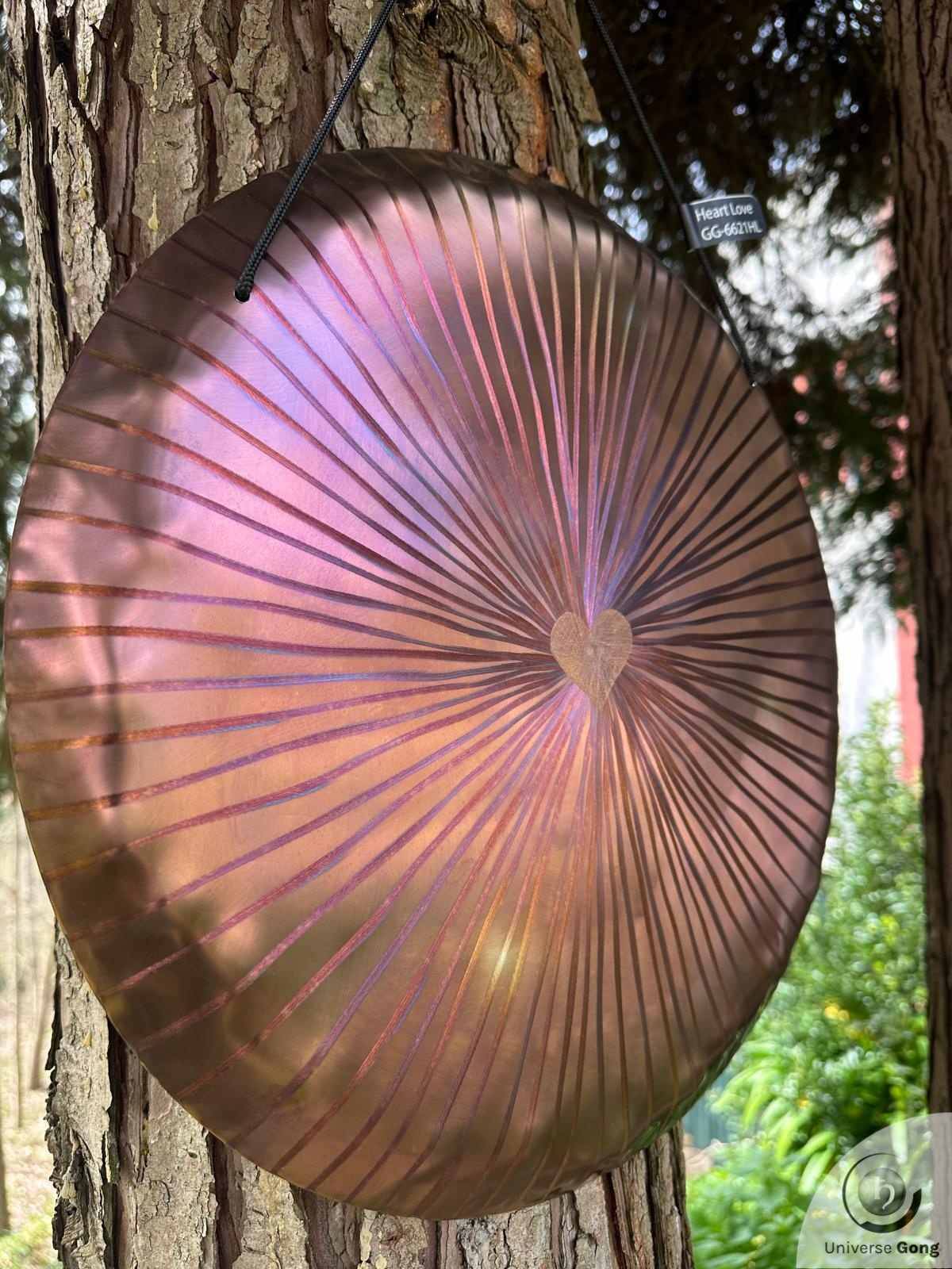 Heart Love gong 40cm (Gong portatif)