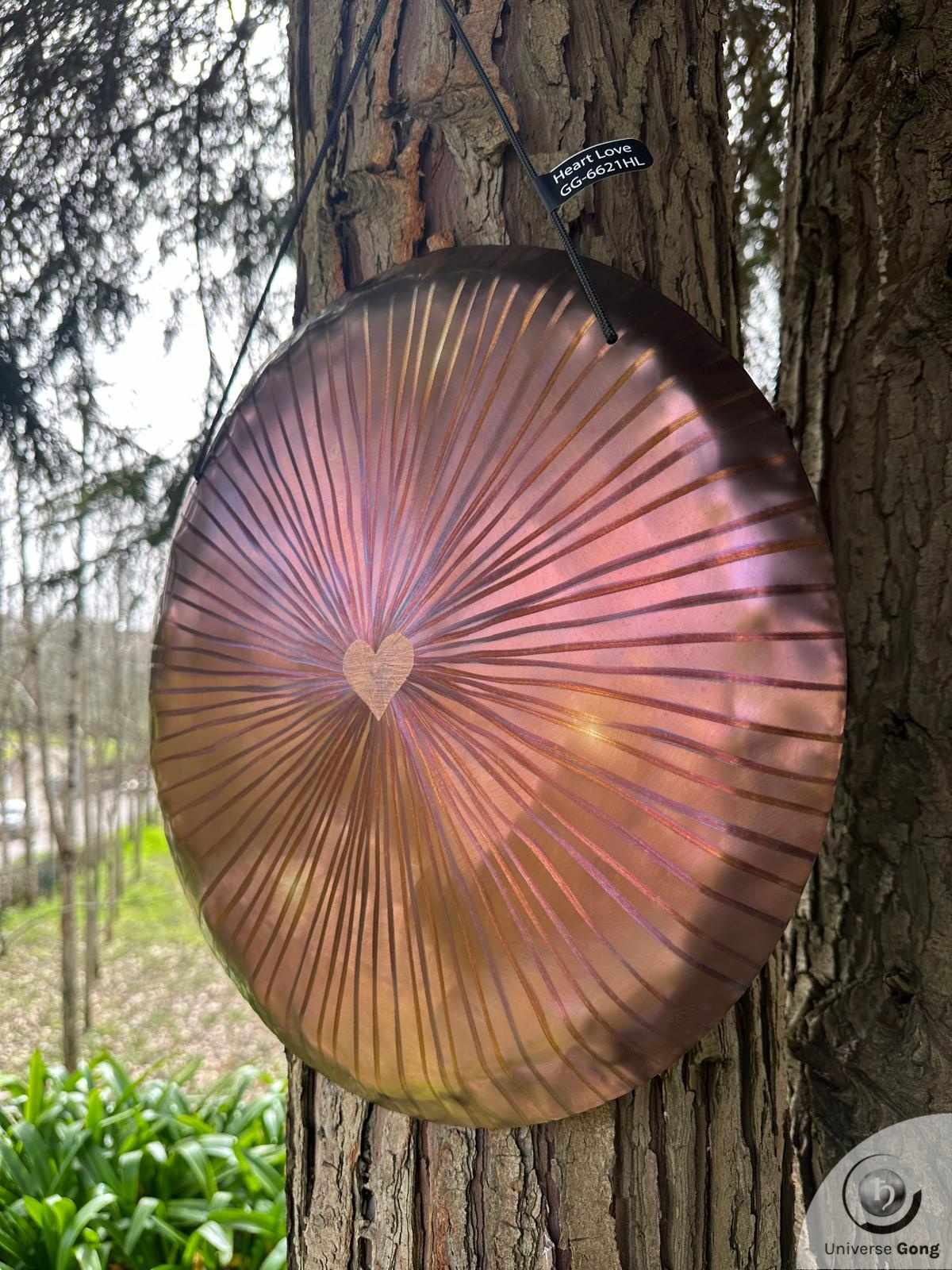 Heart Love gong 40cm (Gong portatif)